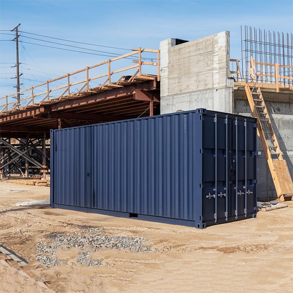 we offer flexible rental terms for our construction site storage containers to accommodate your project's timeline